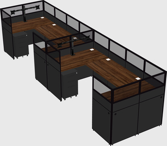 Cabine en u