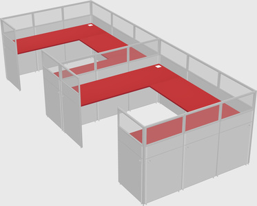 Cabine en u
