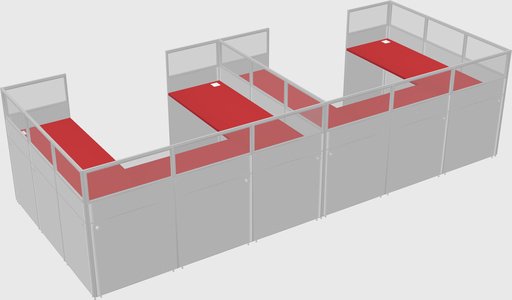 Cabine en u