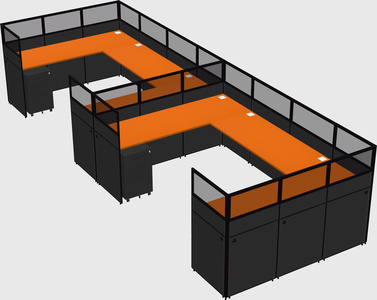 Cabine en u