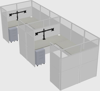Cabine en u