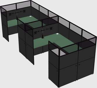 Cabine en u