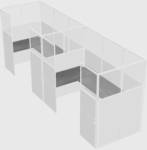 Cabine en u