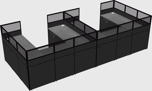 Cabine en u