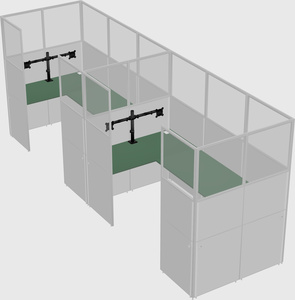 Cabine en u