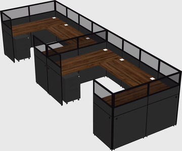 Cabine en u