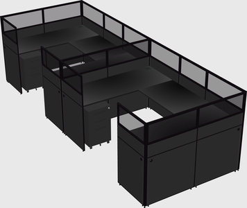 Cabine en u