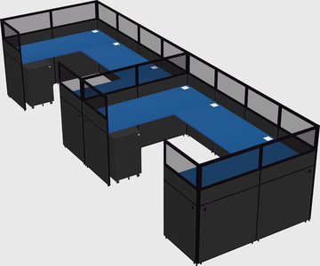 Cabine en u
