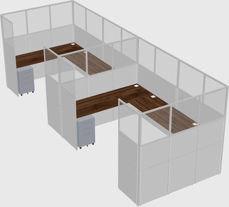 Cabine en u