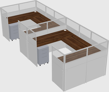 Cabine en u