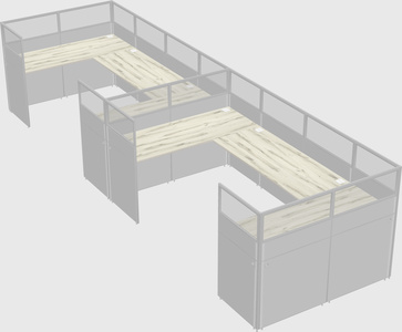 Cabine en u