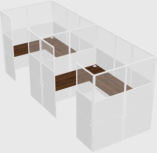 Cabine en u