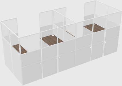 Cabine en u
