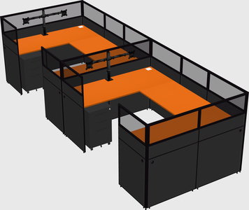 Cabine en u