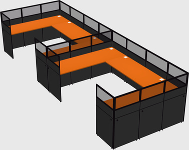 Cabine en u