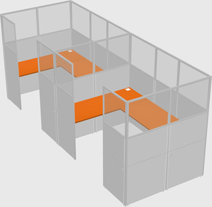 Cabine en u