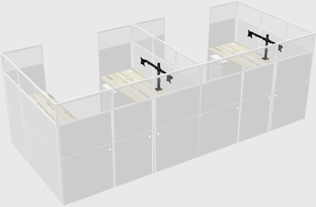 Cabine en u