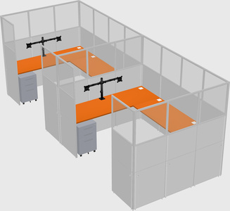 Cabine en u