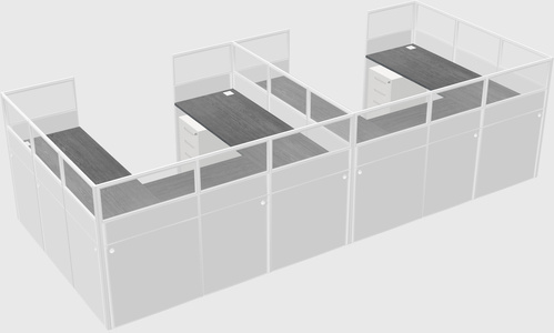 Cabine en u
