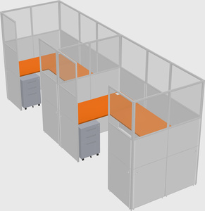Cabine en u