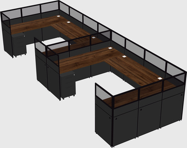 Cabine en u