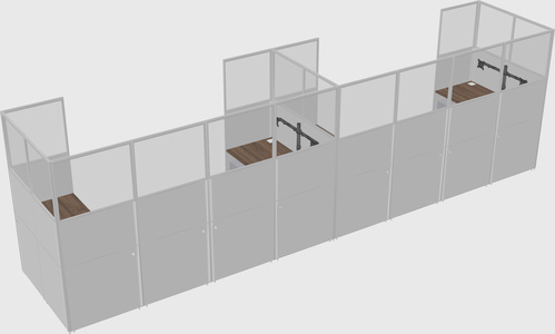 Cabine en u