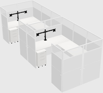 Cabine en u