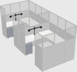 Cabine en u