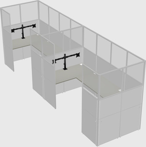 Cabine en u
