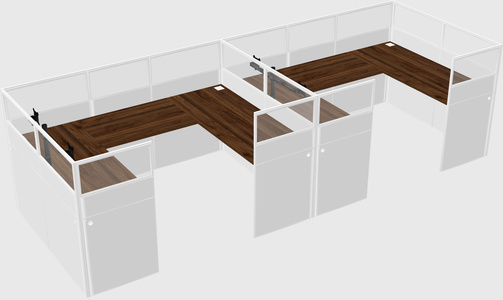 Cabine en u