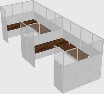 Cabine en u