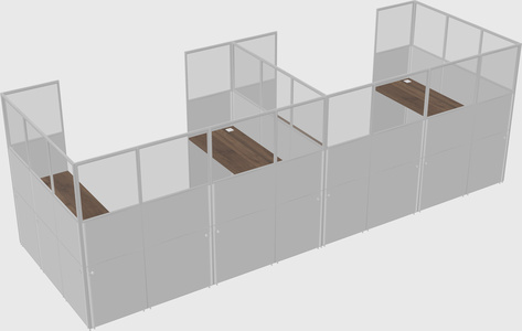Cabine en u