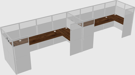 Cabine en u