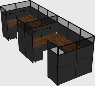 Cabine en u