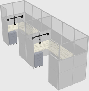 Cabine en u