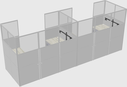 Cabine en u