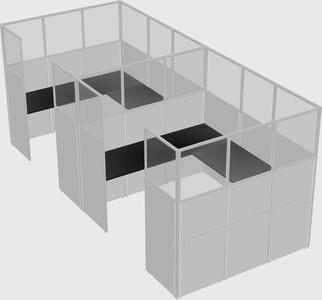 Cabine en u