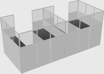 Cabine en u