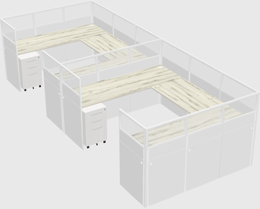 Cabine en u