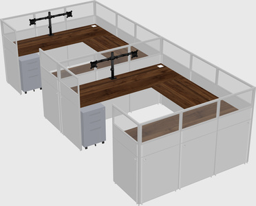 Cabine en u