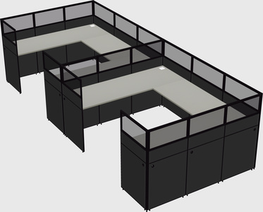 Cabine en u
