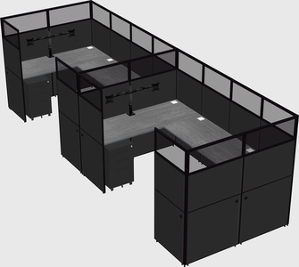 Cabine en u