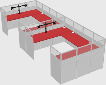 Cabine en u