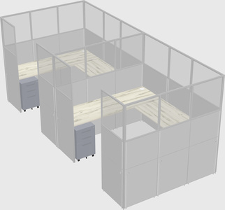 Cabine en u
