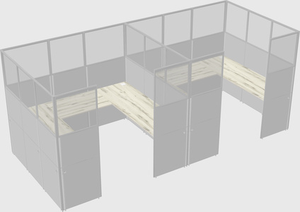 Cabine en u