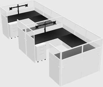 Cabine en u