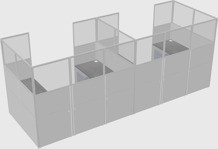 Cabine en u