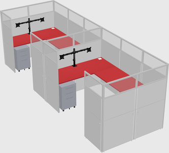 Cabine en u