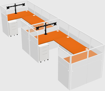 Cabine en u