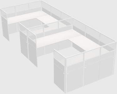 Cabine en u